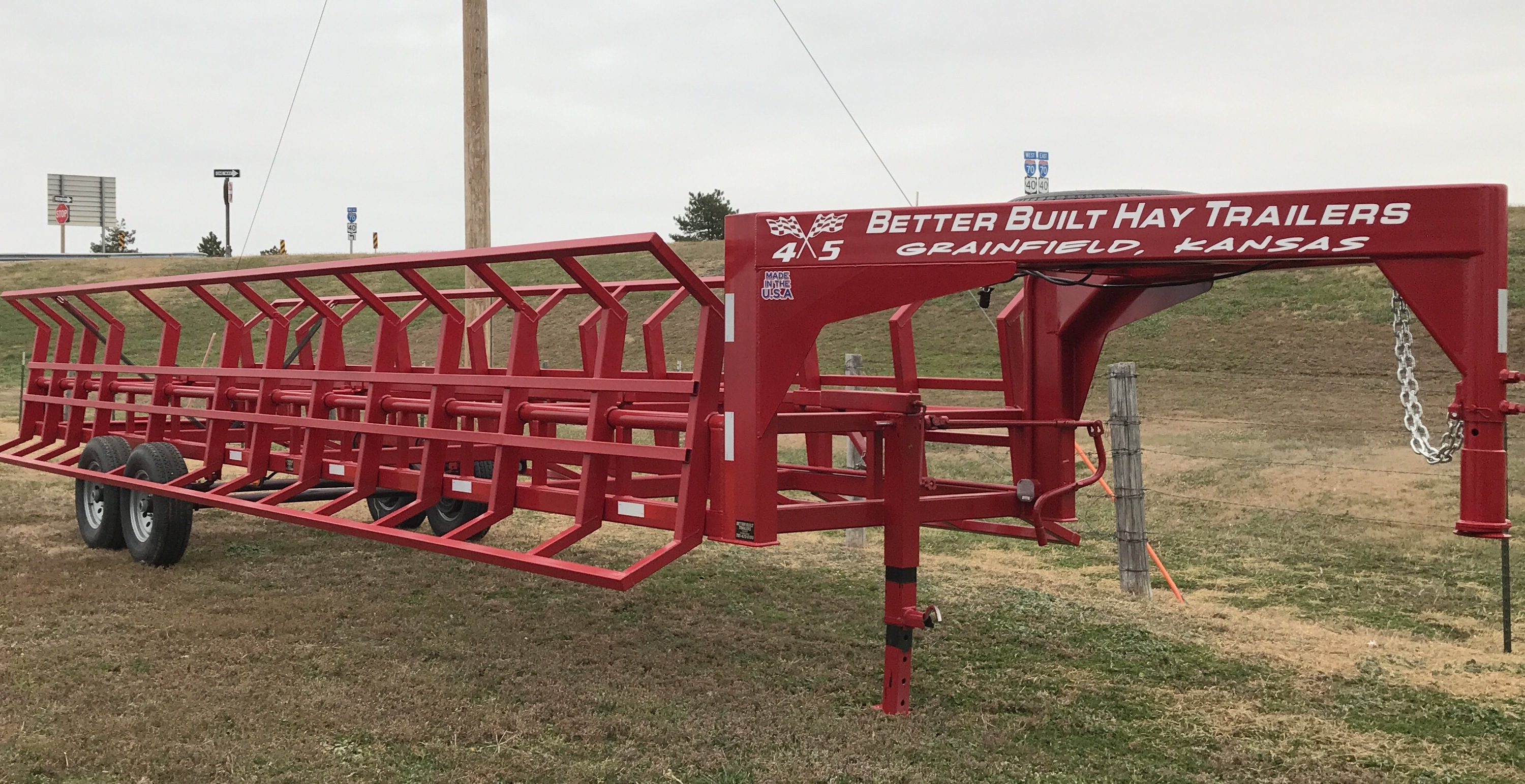 Hay Bale Trailers From Better Built Trailers Near Hays KS